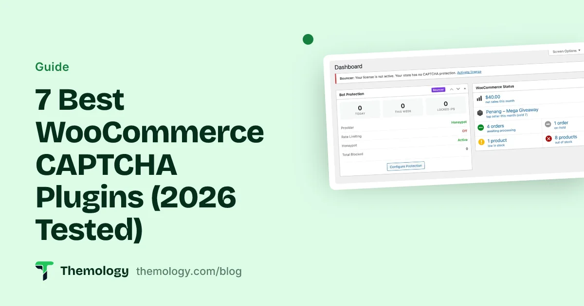 7 Best WooCommerce CAPTCHA Plugins (2026 Tested)
