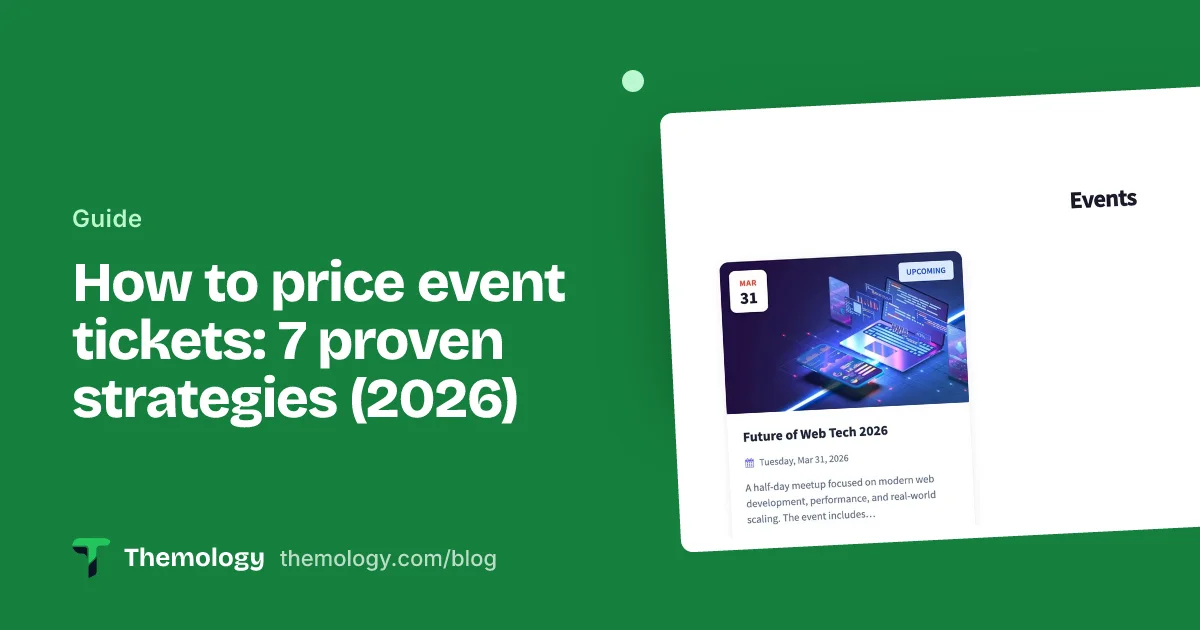 How to price event tickets: 7 proven strategies (2026)