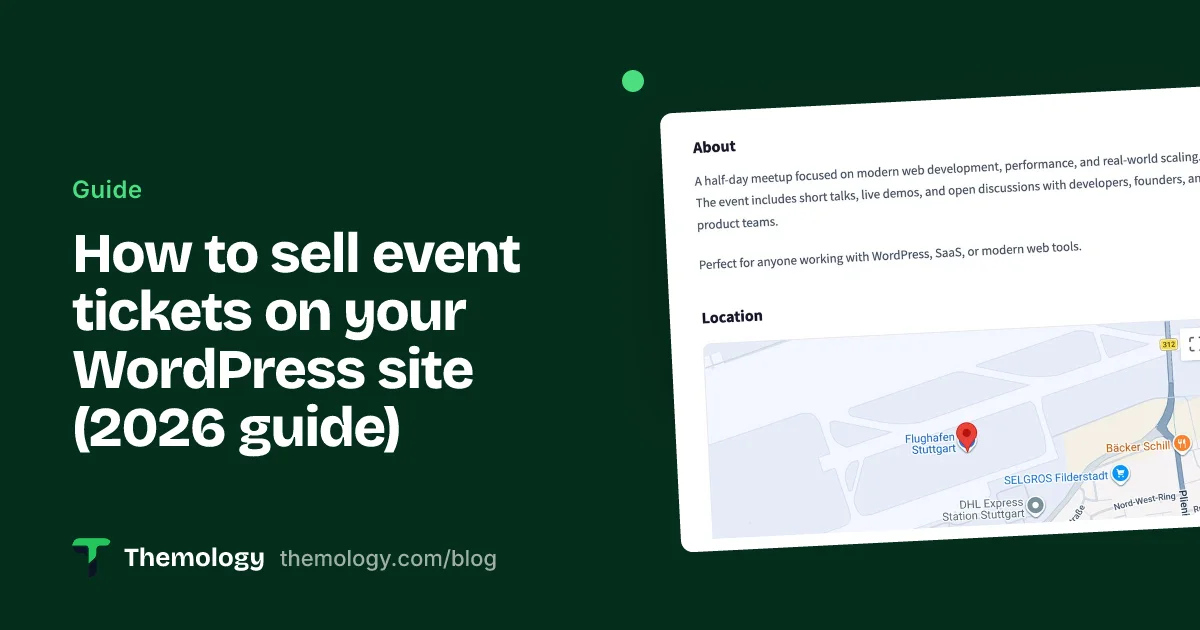 How to sell event tickets on your WordPress site (2026 guide)