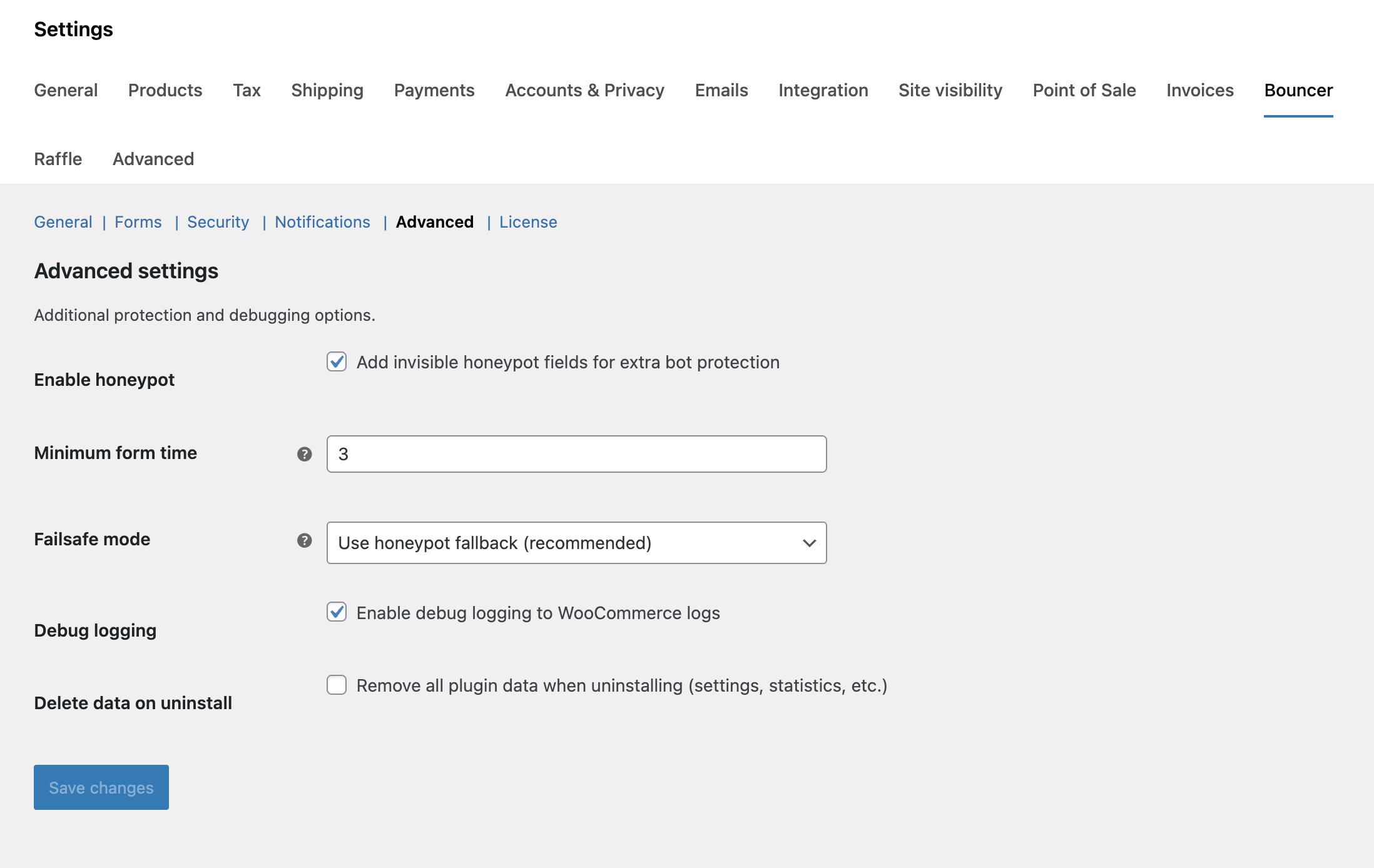 Bouncer - reCAPTCHA & Fraud Protection for WooCommerce screenshot 6