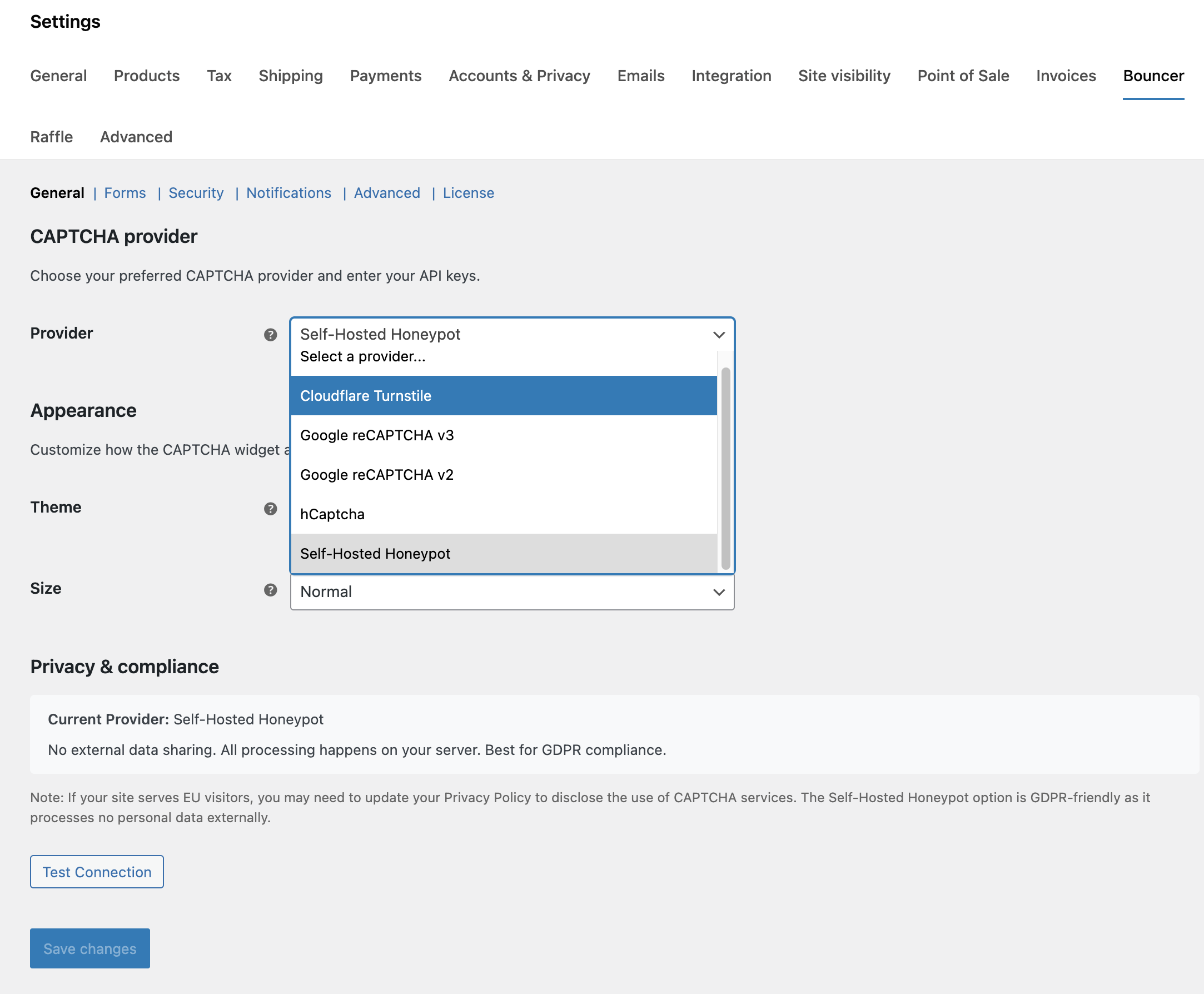 Bouncer - reCAPTCHA & Fraud Protection for WooCommerce screenshot 8