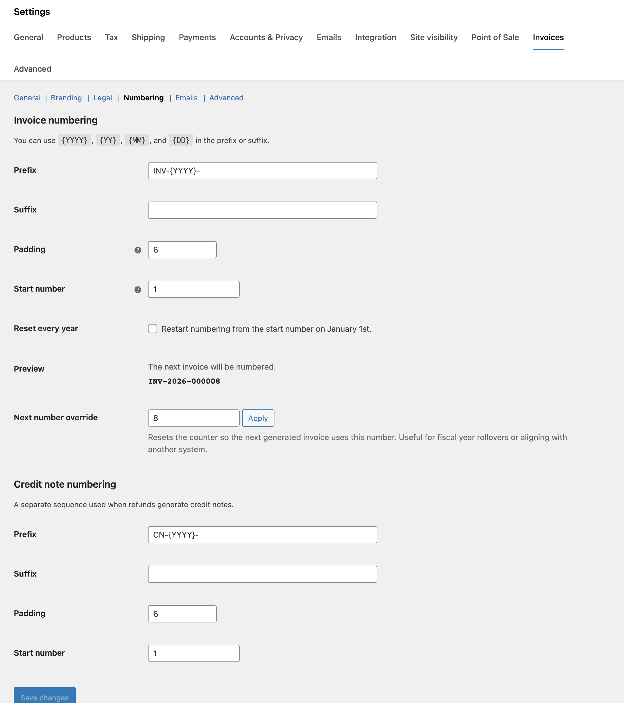 Emboss - PDF Invoices and Packing Slips for WooCommerce screenshot 4