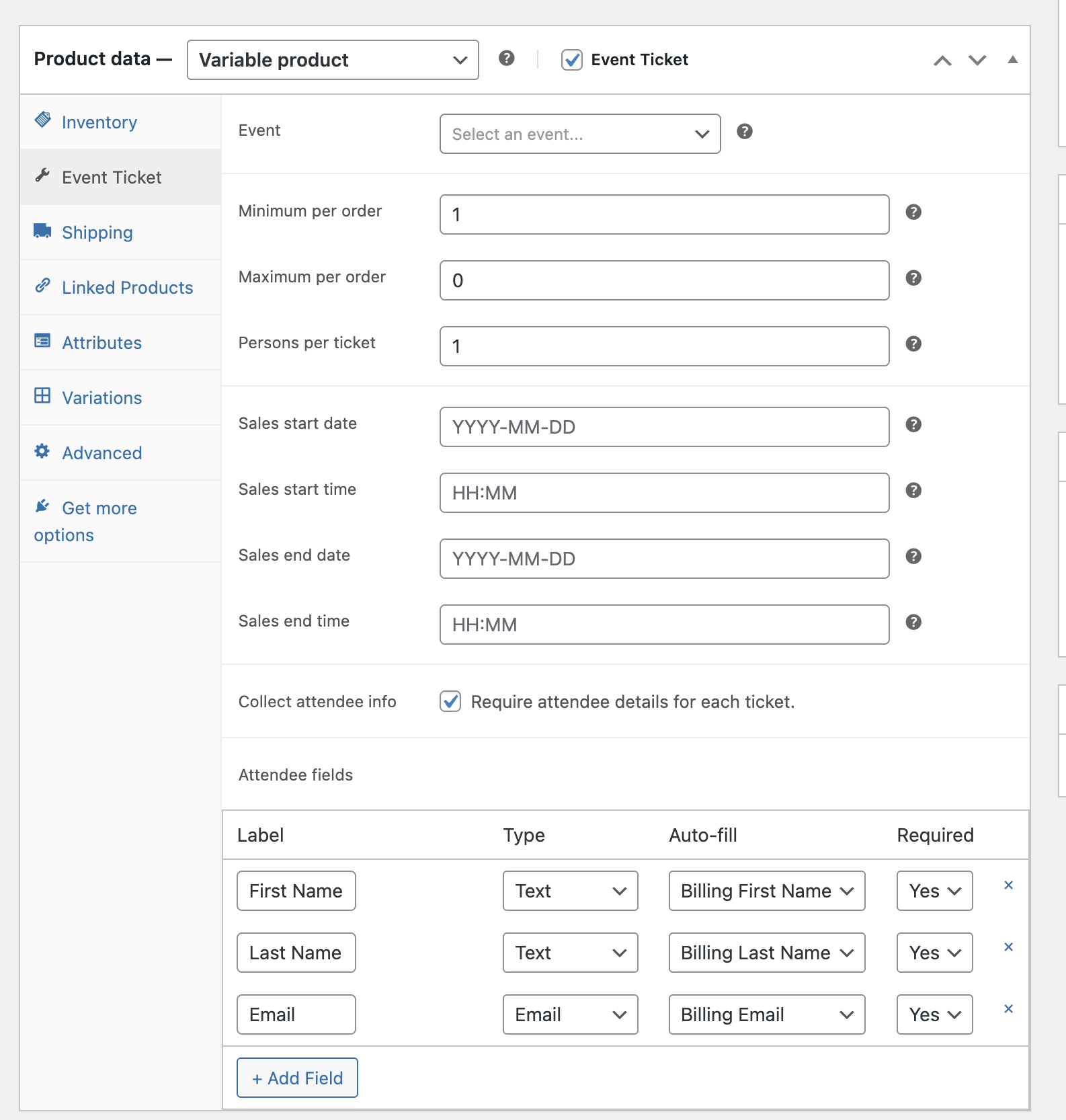 Evenzo – Events & Tickets Manager for WooCommerce screenshot 8